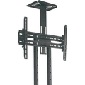 Pedestal Móvel Para TV Multivisão 42 a 65 Preto - Ped-4265