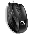 Mouse Multilaser Multimídia Profissional 1600Dpi Preto USB - MO164