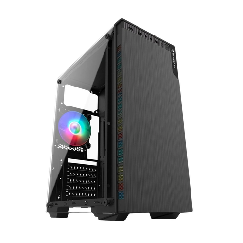 Gabinete Gamer BG-030 Bluecase Com Lateral De Vidro Temperado