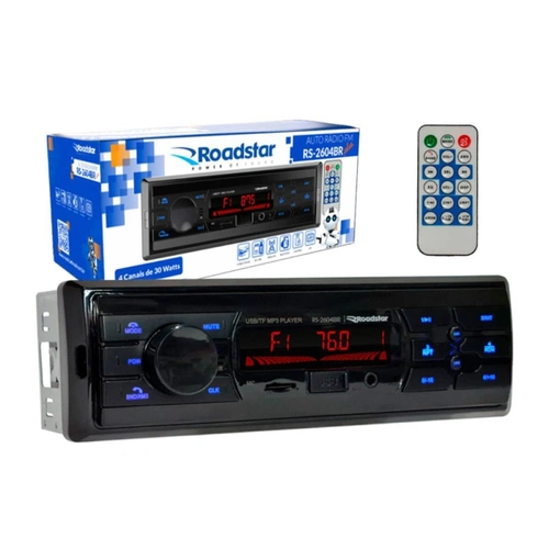 Auto Radio Roadstar Bluetooth - Rs2604br Plus