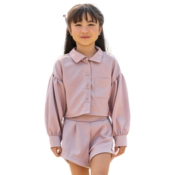 Conjunto Cropped em Alfaiataria Pokotinha - Feminino