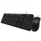 KIT Teclado Mouse USB Kt-100bk Preto C3tech