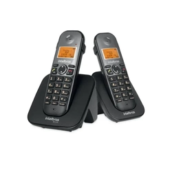 TELEFONE SEM FIO TS 5122 (PRETO) - INTELBRAS