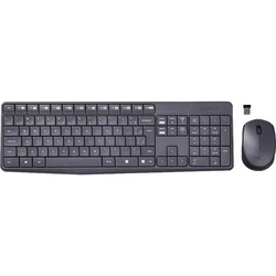 Kit Teclado e Mouse Sem Fio Mk235 Preto Logitech