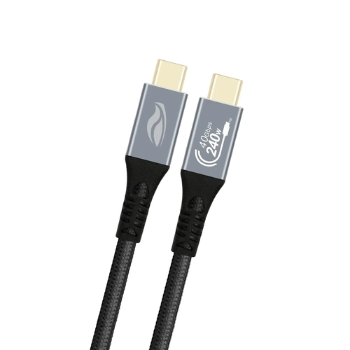 Cabo USB 4.0 Usb-c- Usb-c 1M C3tech 40gbps 240w - Cb-p1000gy