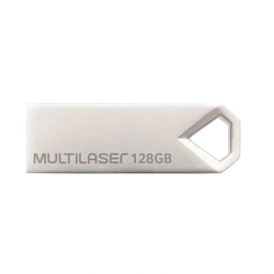 Pen Drive Multilaser Diamond 128gb Usb 2.0 Metalico - Pd853