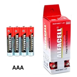 Pilha AAA 1.5v Alfacell