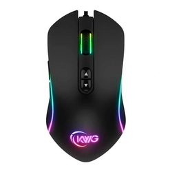 Mouse Gamer KWG Orion P1 RGB 1200dpi 6 Botões Preto