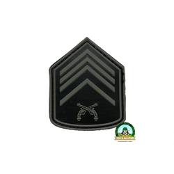 Divisa 2º Sargento para Colete PM (Emborrachado)
