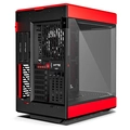 Gabinete Gamer Hyte Y60, mid Tower, 3x fans (3x120mm), Black/Red - CS-HYTE-Y60-BR