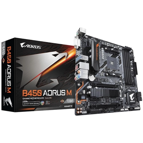 Placa Mãe AM4 Gigabyte B450 Aorus M DDR4