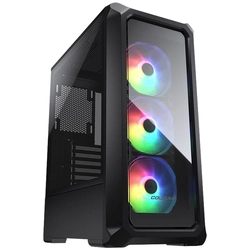 Gabinete Gamer Cougar Archon 2 RGB, Mid Tower, Vidro Temperado, ATX, Preto, Sem Fonte, Com 3 Fans - 385CC50.0003