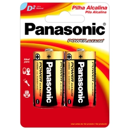 Pilha Alcalina Grande d Com 2 Lr20xab/2b