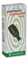 Controle Copiador 3 Botões Hombrus 433mhz Alarme Motor