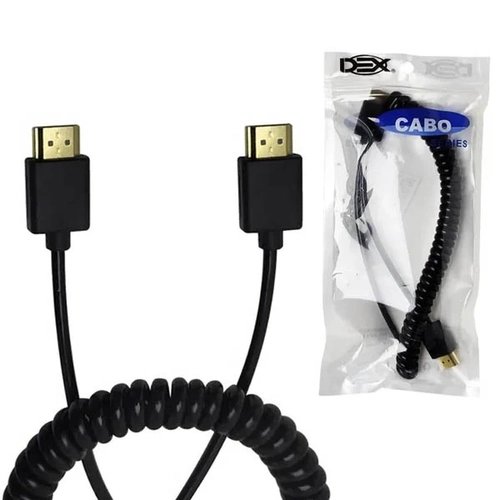 Cabo Hdmi 1.8m 1.4 3d Espiral (blister) Ref. Hm18c
