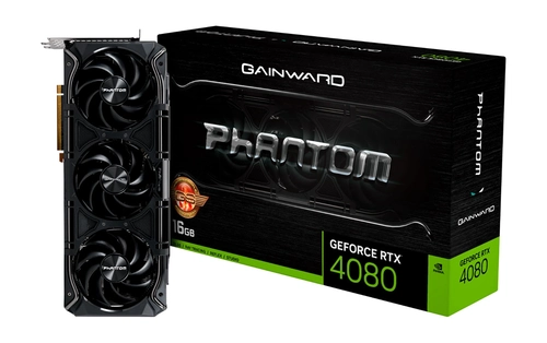 Placa de Video Gainward NVidia GeForce RTX 4080 Phantom GS 16GB GDDR6X 256Bits, NED4080S19T2-1030P