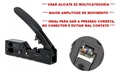 KIT C/ 100 CONECTOR RJ 45  CAT5E VAZADO EXBOM