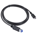 Cabo Usb Tipo-c P/ Usb b 3.0 - Preto - 1 Metro - P3ucbp-1