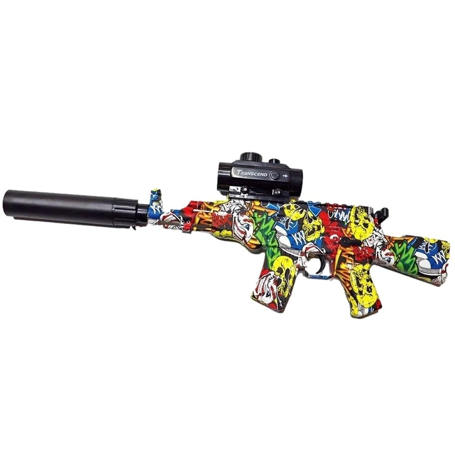 Rifle Elétrico M416 de Gel Orbeez - Leão (Amarelo)