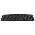 Teclado Usb Multimidia Dynamic 107 Teclas + 20 Teclas Multimidia Abnt2 Resistente à Água 1.8m Preto - Dt141