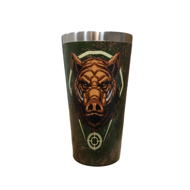 Copo Sleeck 473ml Javali Relevo - Verde (Glück)