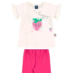 Conjunto Camiseta Manga Curta e Legging Beeloop Feminino