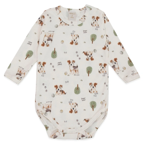 Body Manga Longa Avulso Suedine Masculino – Cachorrinho