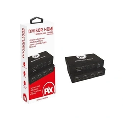 Splitter Hdmi 1.3 1 Entrada x 4 Saídas Preto Chip Sce 075-0812 - 58336