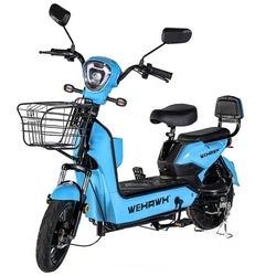 Bicicleta Scooter Eletrica Basket Wx-03 Wehawk 500w Bat 48v 12ah azul miami