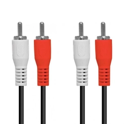 Cabo Audio 2 RCA Macho para 2 RCA Macho 1.5m