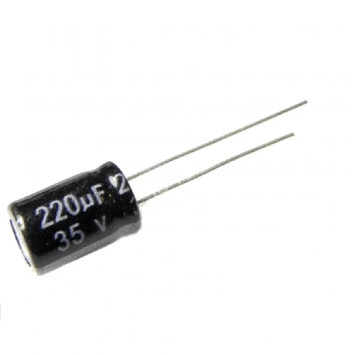 Capacitor Eletrolítico 220uF 35v 10 Unidades