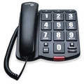 Telefone C/ Fio Tok Fácil  Preto Teclas Grandes 4000034