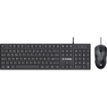 Kit Mouse e Teclado Fortrek C13 Office USB Preto - 84936