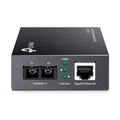 Conversor De Mídia Tp-link Gigabit Ethernet Para Fibra Ótica - Mc210cs