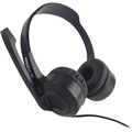 Headset Office Com Microfone Fortrek Hbs102 Usb Preto
