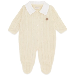 Macacão Manga Longa Chantilly Gola Bordada - Masculino