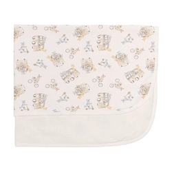 Manta com Forro Avulsa Estampada Masculina – Bichinhos Transporte