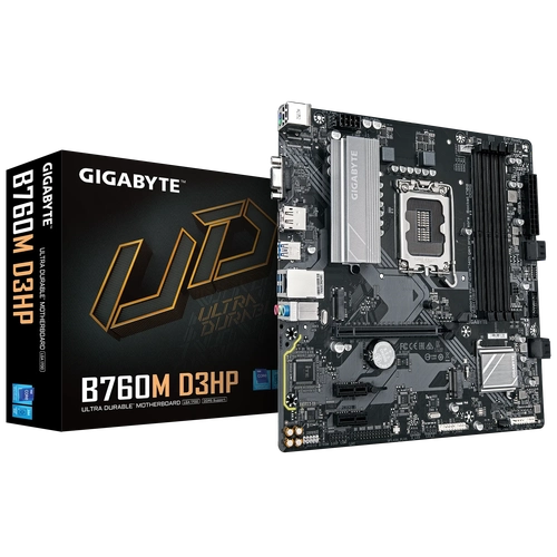 Placa Mãe Gigabyte B760M D3HP DDR4 Intel Soquete LGA 1700