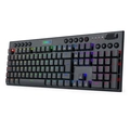 Teclado Mecânico Gamer Redragon Horus K618, Low Profile, RGB, ABNT2, Preto