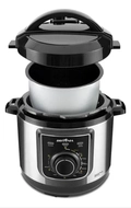 Panela Pressão Elétrica Britânia 3 Litros BPP01PI 9 Programas Antiaderente Compacta 127V