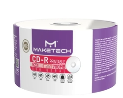 CD-R 52X 700MB PRINTABLE MAKETECH