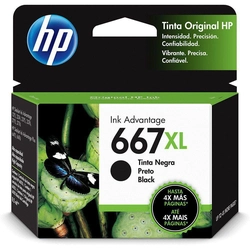 Cartucho HP 667XL Preto Original (3YM81AB) Para HP Deskjet