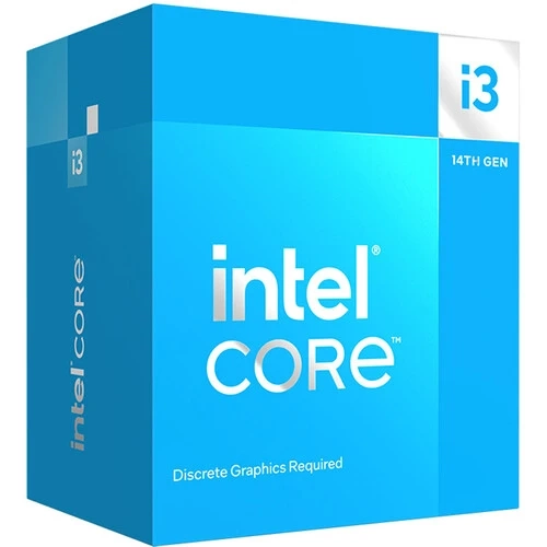 Processador Intel Core I3-14100F 3.5GHZ (4.7GHZ TURBO) 14° Geração LGA1700 Meteor Lake 12MB - BX8071514100F