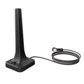 Antena Digital Hdtv 4 Em 1 Vhf/uhf/fm/hdtv Uso Interno Ou Externo Com Cabo 2,5 Metros Dtv-200