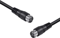 Cabo Coaxial f Macho x f Macho 2 Metros para Antena Cf+f-2
