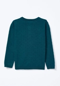 Cardigan em Tricot Ponto Diferenciado Verde Hering - Feminino