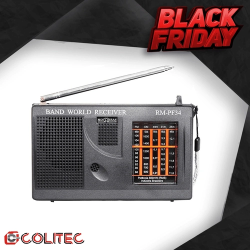 RADIO MOTOBRAS 05 FAIXAS RM-PF34