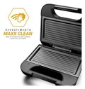 SANDUICHEIRA E GRILL PHILCO ACABAMENTO EM INOX PGR27A 750W PRETO