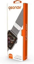 Pulseira para Apple Watch Series 0 a 4 42/44mm Geonav Milanese Watchband WBM44SI Aço Prata