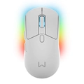Mouse Warrior Magnus 10000dpi Tri Mode Com Base Carregadora – Branco Mo422